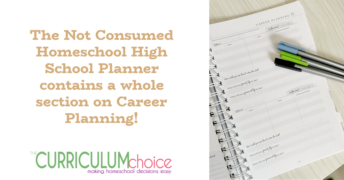 Homeschool High School Career Planning