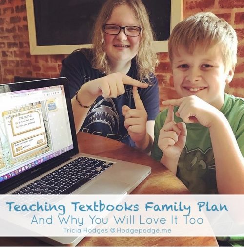 Using Teaching Textbooks with Large Families