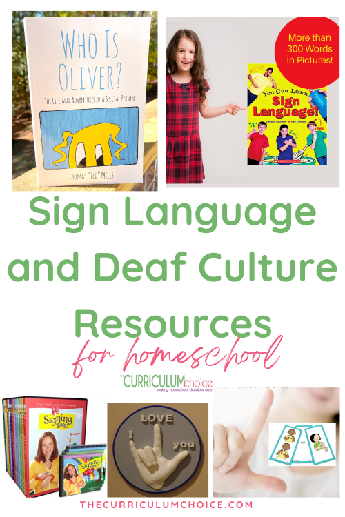 Featuring a book written by a deaf person, this round up of homeschool sign language and deaf culture resources will enhance your learning. Ted Mills' delightful book will give you an understanding of the unique challenges a deaf person faces.